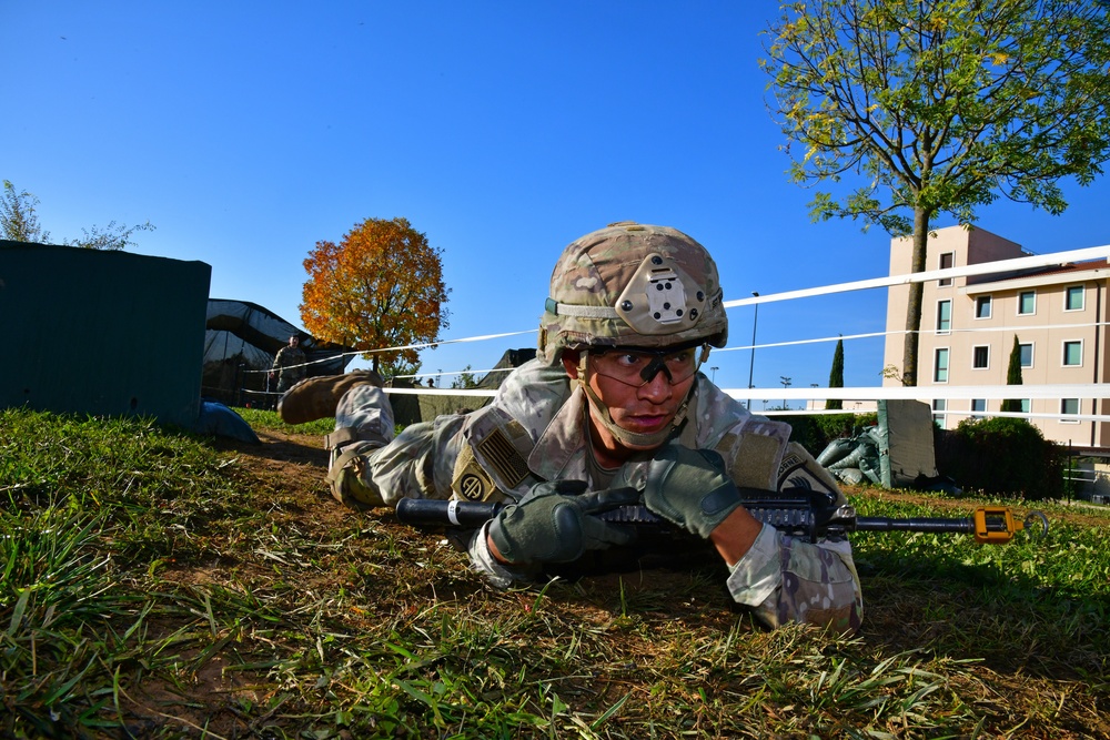 Expert Infantryman Badge, Expert Soldier Badge and Expert Field Medical Badge training.