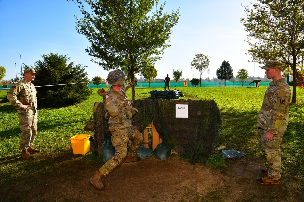 Expert Infantryman Badge, Expert Soldier Badge and Expert Field Medical Badge training.