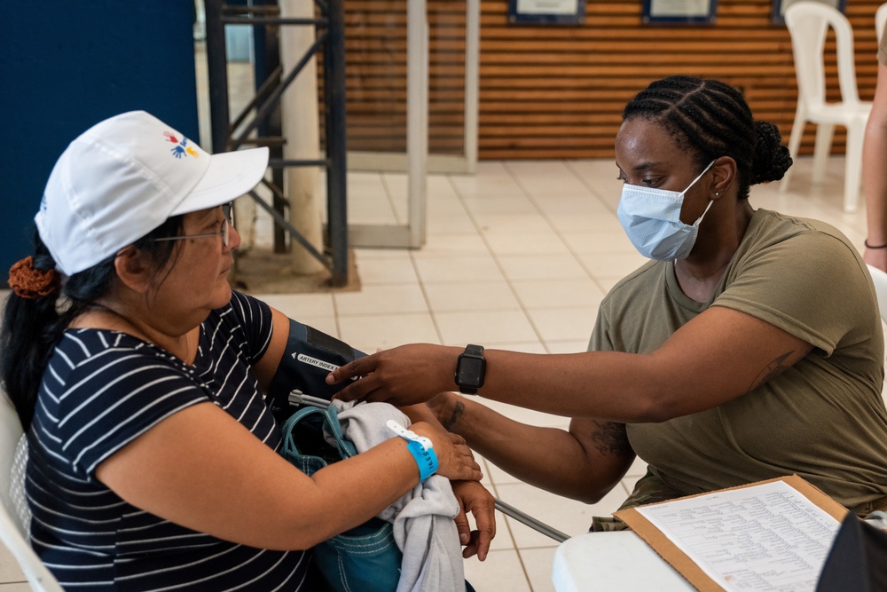 Arkansas Air National Guard members provide medical care during Continuing Promise 2022
