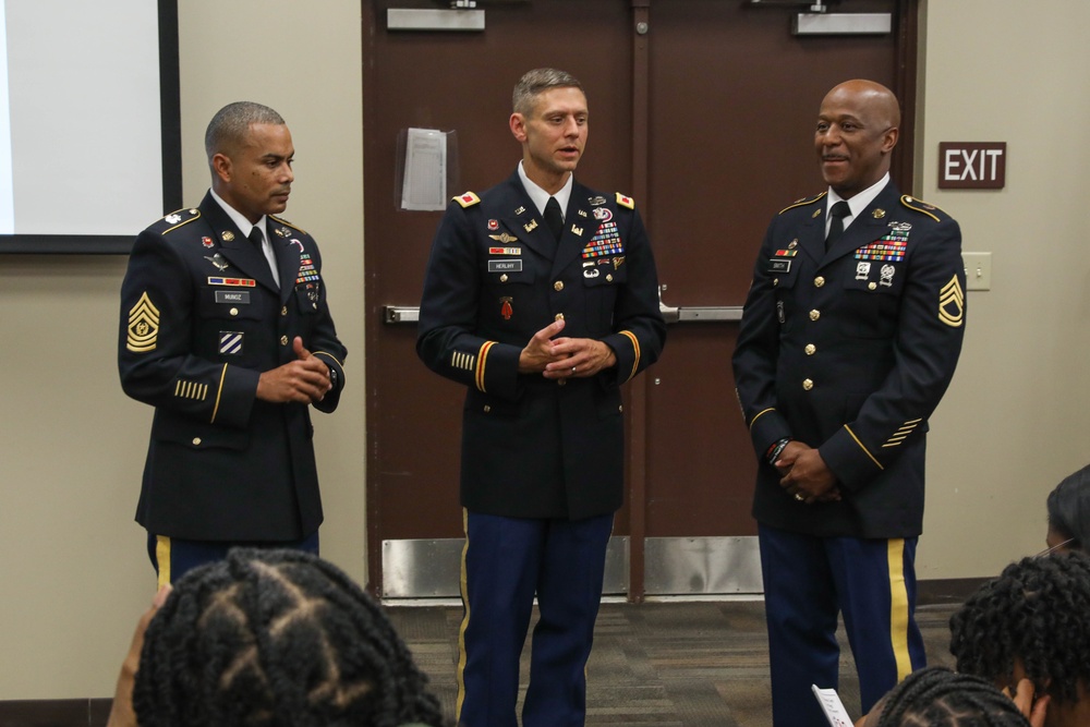 U.S Army Sgt. 1st Class Terrance C. Smith retires after 21 years of service.