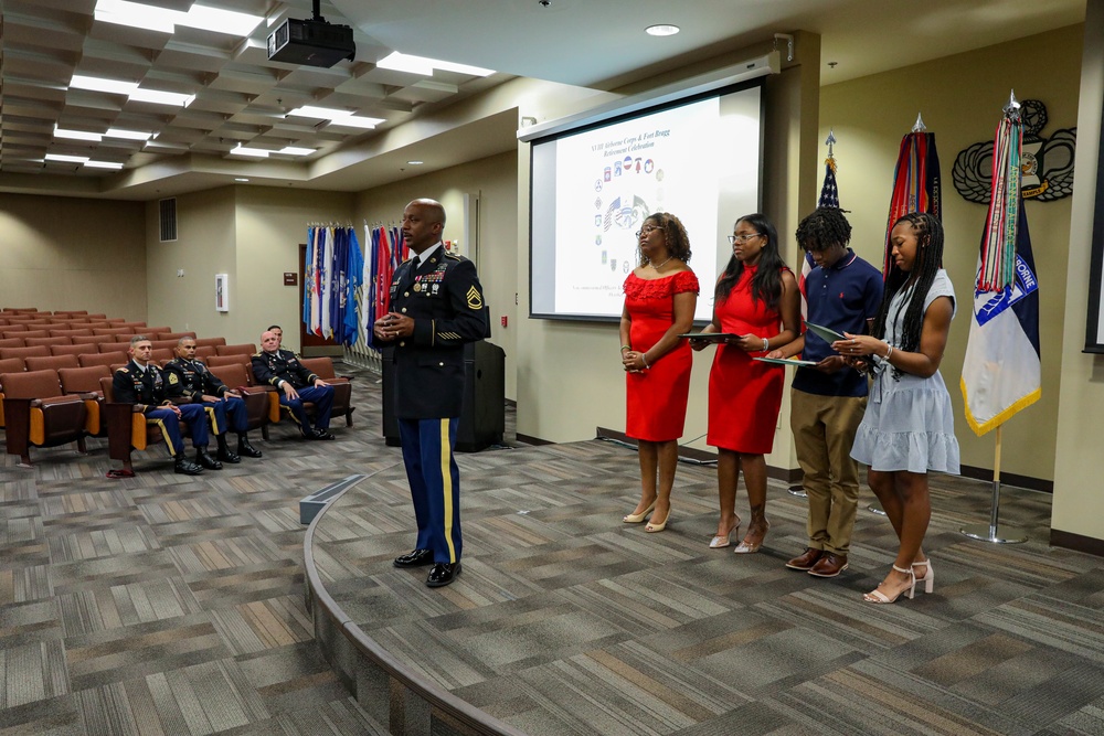 U.S Army Sgt. 1st Class Terrance C. Smith retires after 21 years of service.