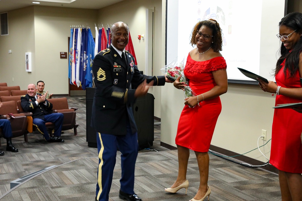U.S Army Sgt. 1st Class Terrance C. Smith retires after 21 years of service.