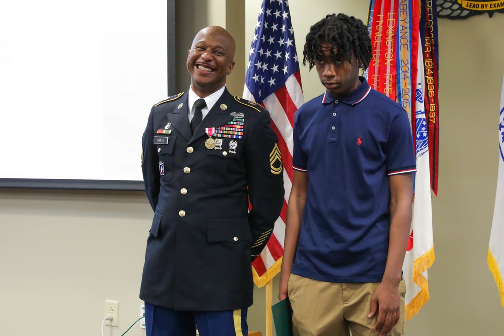 U.S Army Sgt. 1st Class Terrance C. Smith retires after 21 years of service.