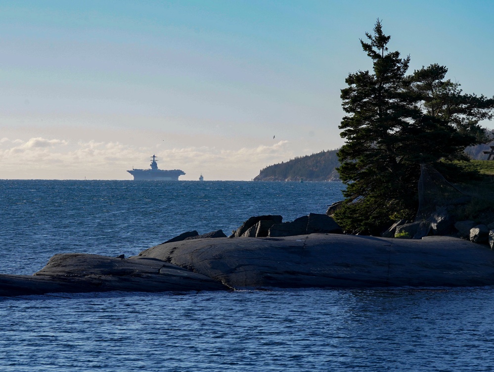 Gerald R. Ford Carrier Strike Group arrives in Halifax