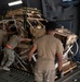 Airmen Unload Cargo Off A C-5M Galaxy