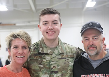 128th Air Control Squadron homecoming ceremony