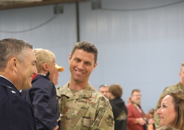 128th Air Control Squadron homecoming ceremony