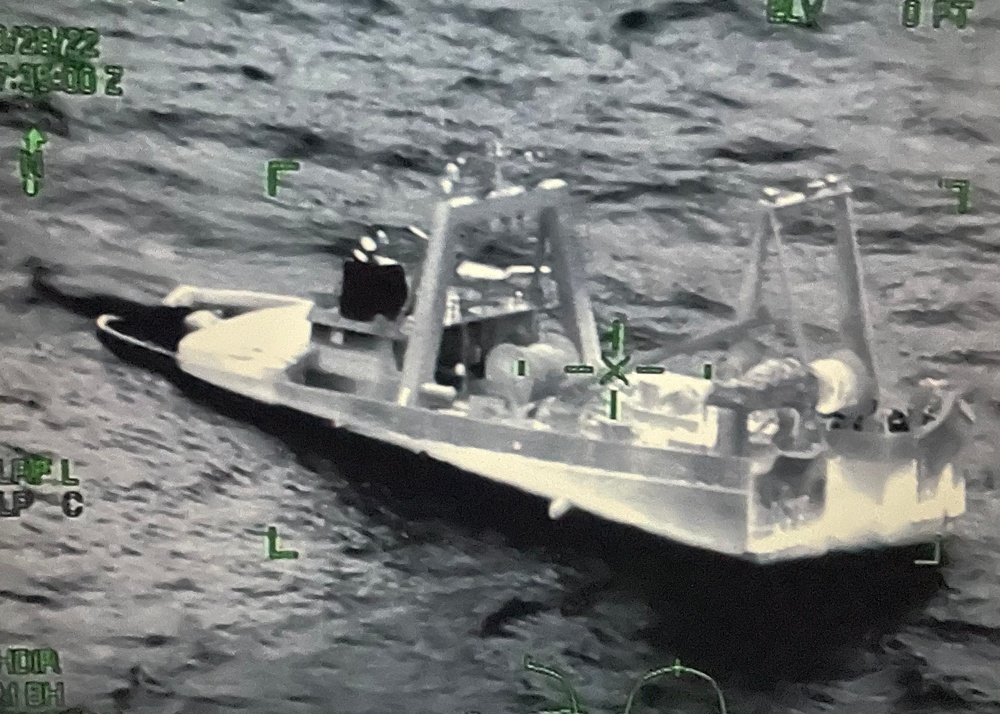 Coast Guard, good Samaritan rescue 13 people from sinking fishing vessel 63 miles southeast of Chincoteague