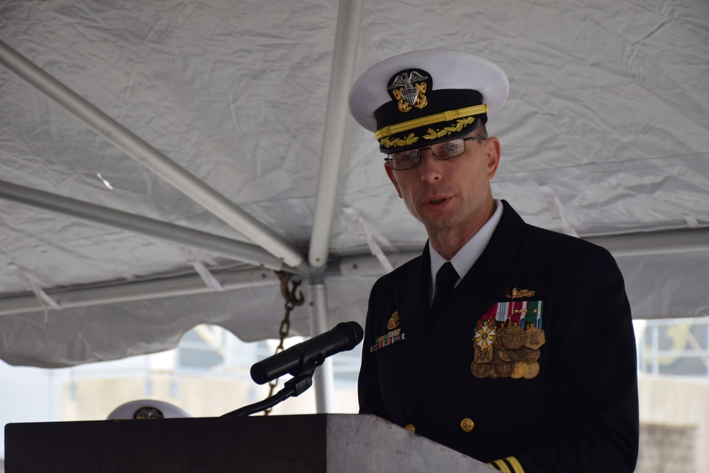 USS Gonzalez Change of Command