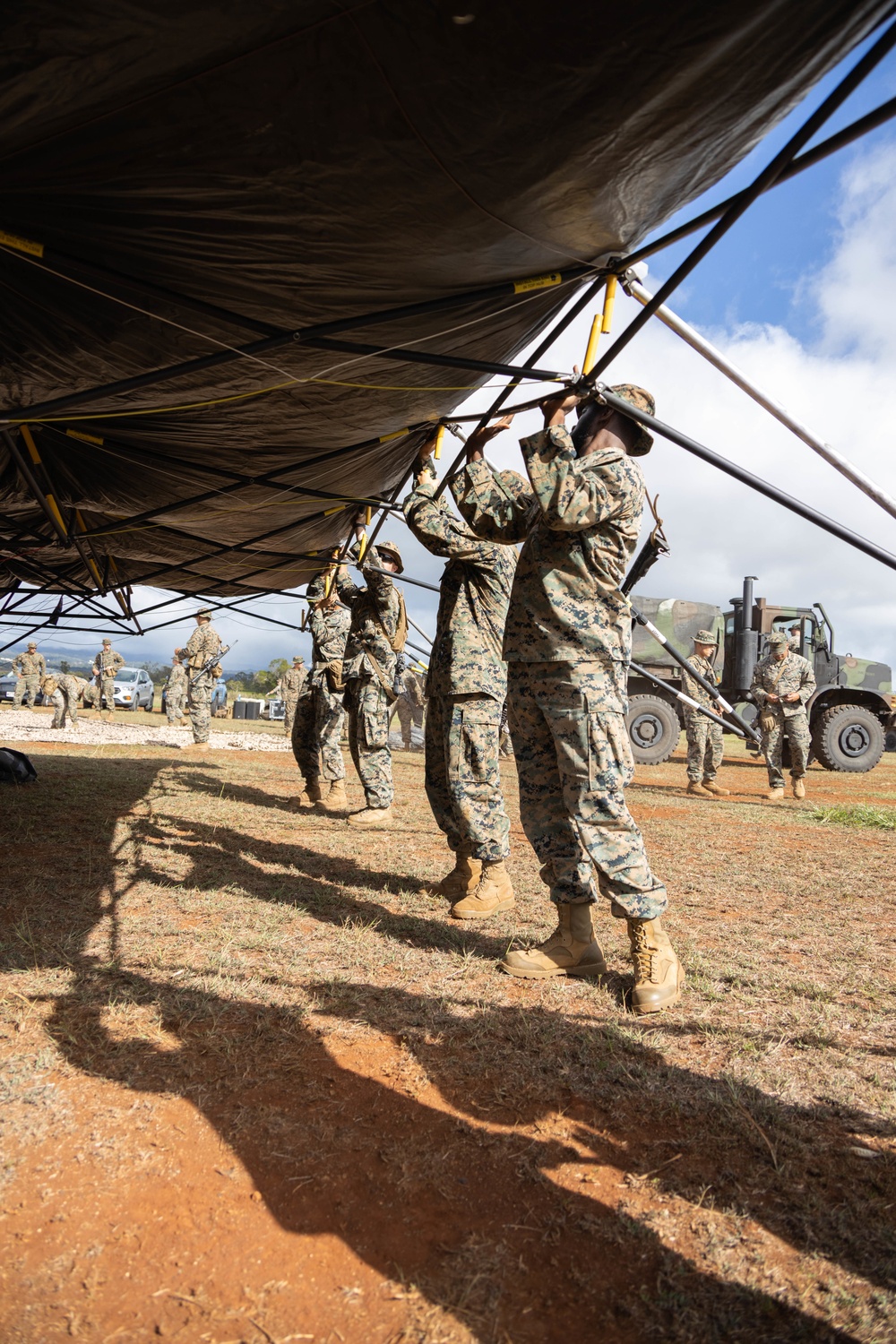 3d Marine Littoral Regiment establishes Alpha command node at Schofield Barracks