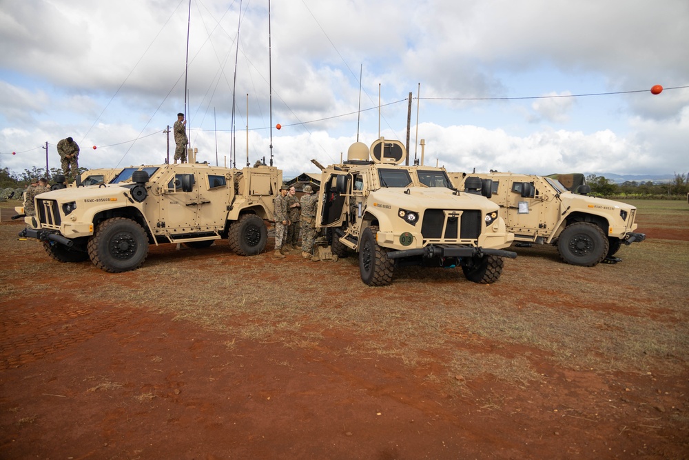 3d Marine Littoral Regiment establishes Alpha command node at Schofield Barracks