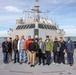 Bob Feller Bust Presentation to crew of USS Cooperstown (LCS 23)