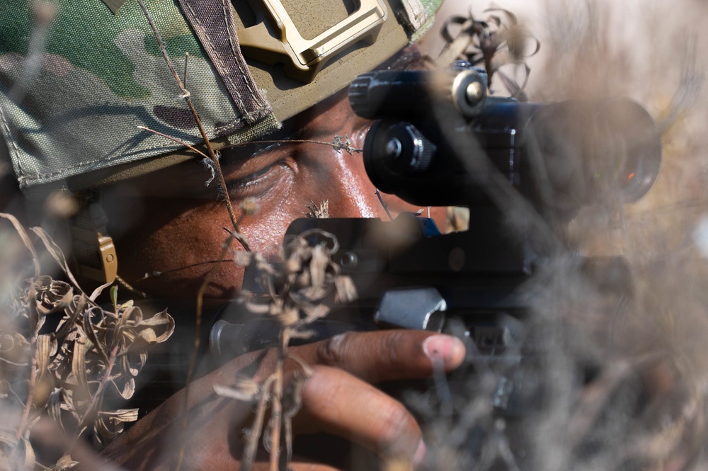 375th Security Forces Squadron simulates fire fight during Ballistic Badger 2022