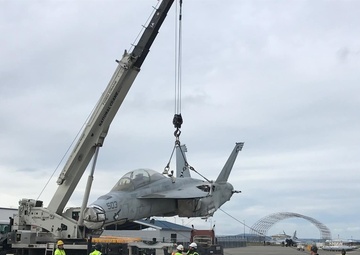 EA-18G Growler returns to the skies five years after a mid-air collision