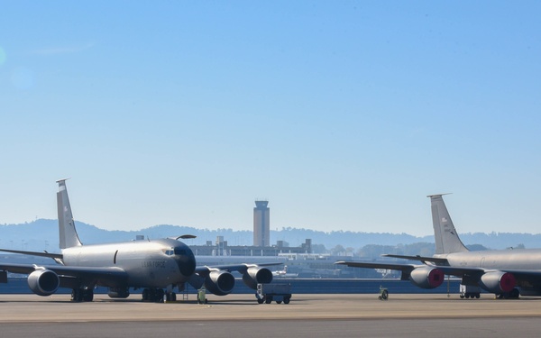 KC-135's on the Flightline