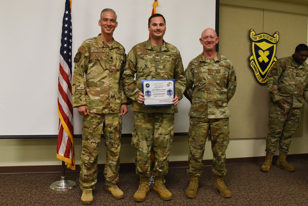 Tech. Sgt. Goke and Staff Sgt. Hamby Promotion Ceremony