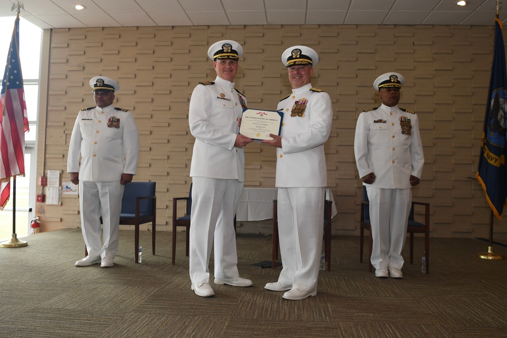 DESRON 40 Holds Change of Command Ceremony