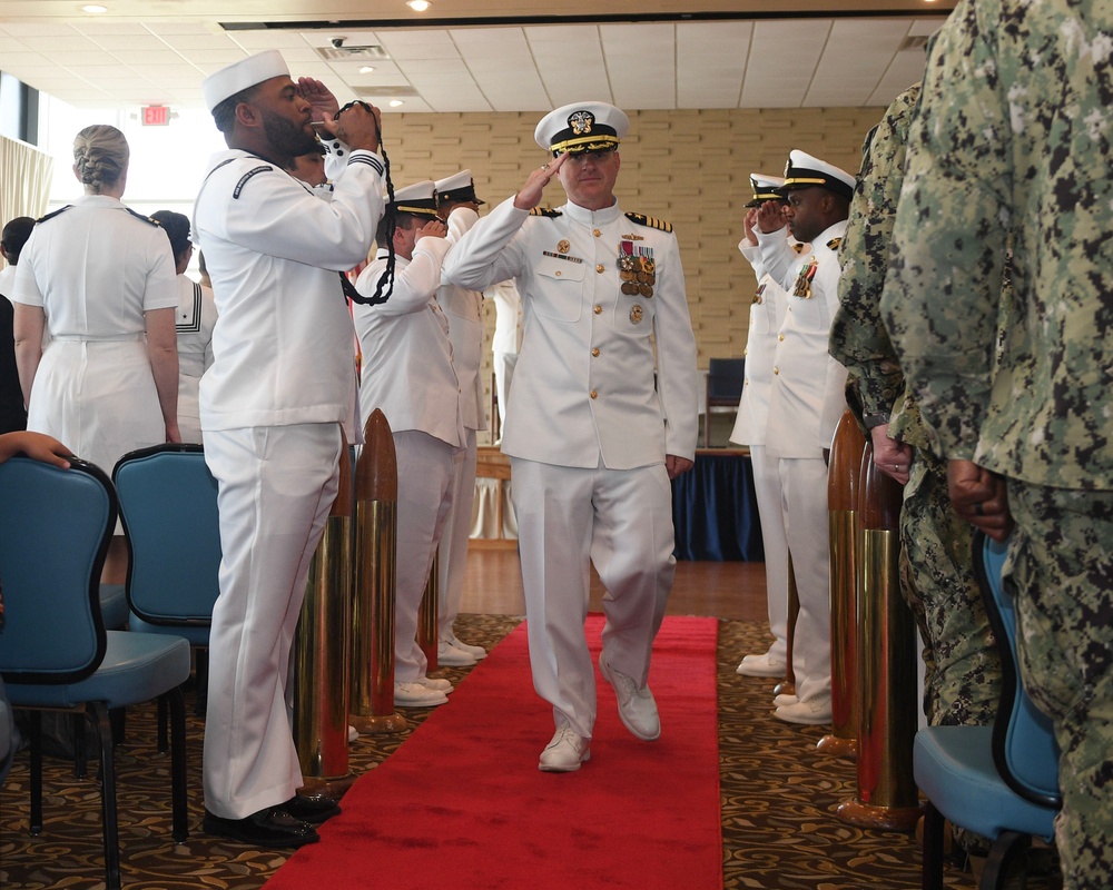 DESRON 40 Holds Change of Command Ceremony