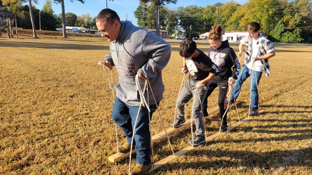 BRHS NJROTC Teamwork Exercises