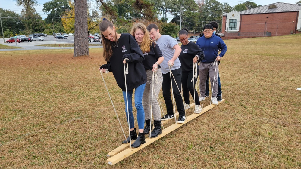 BRHS NJROTC Teamwork Exercises