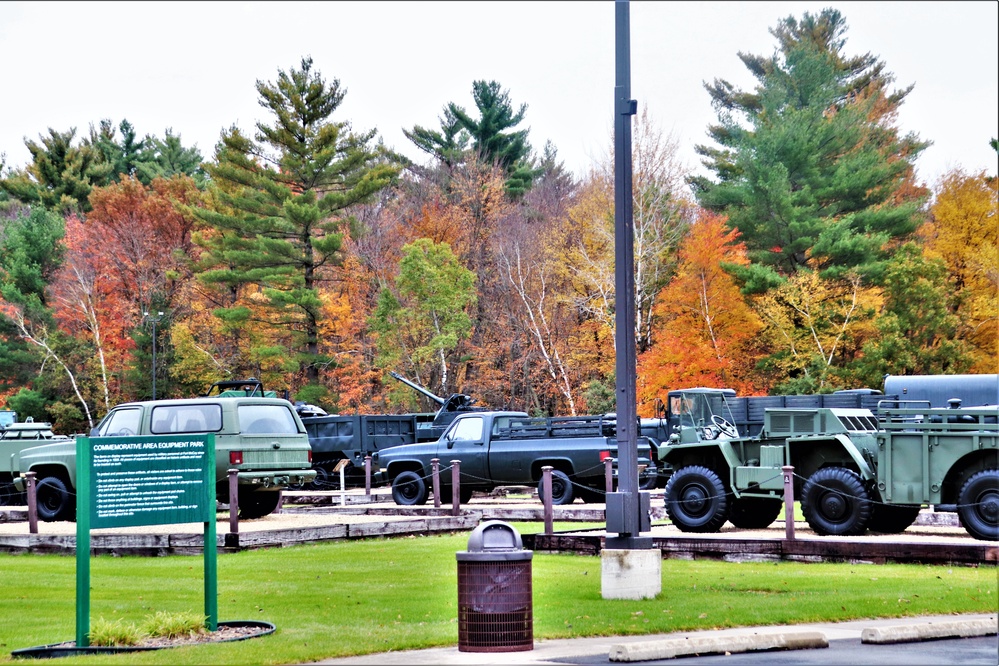 2022 Fall Colors at Fort McCoy's Equipment Park