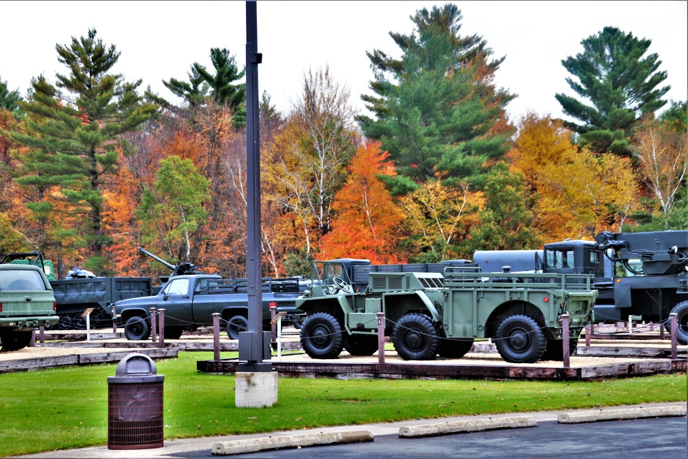 2022 Fall Colors at Fort McCoy's Equipment Park