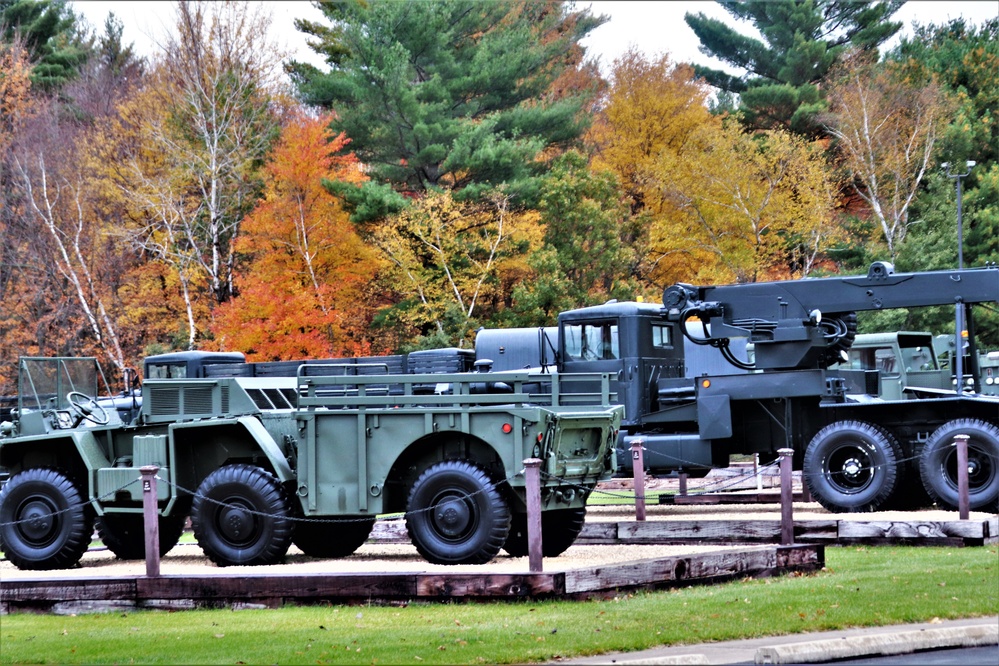 2022 Fall Colors at Fort McCoy's Equipment Park