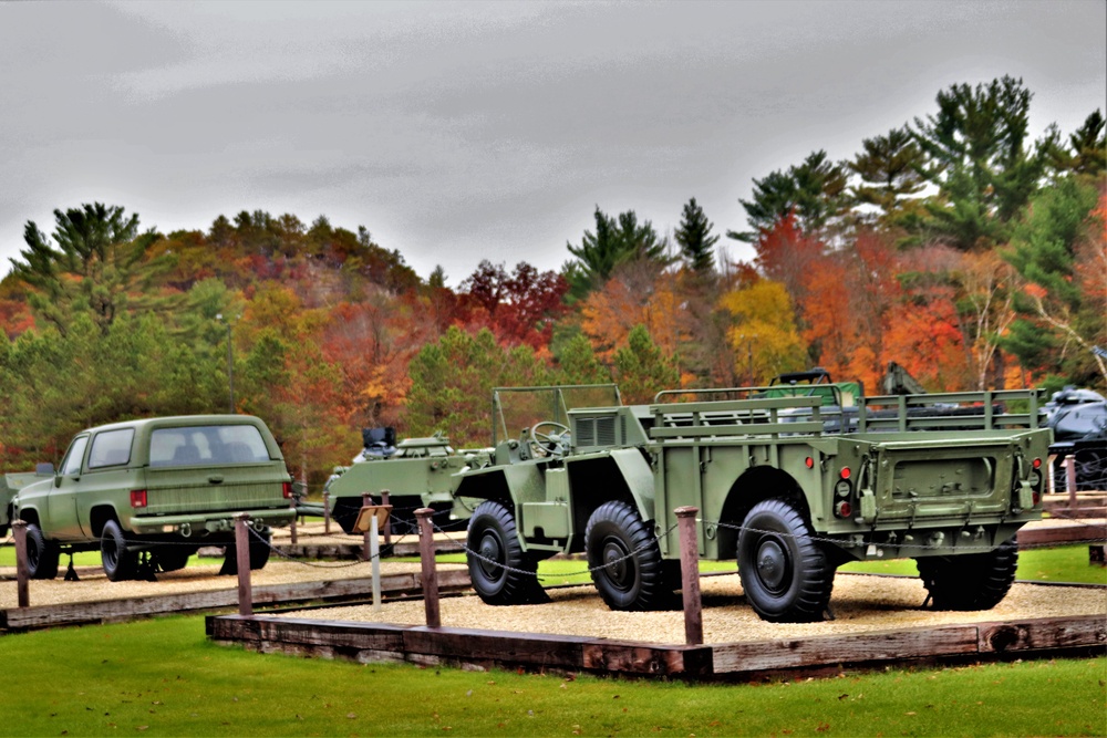 2022 Fall Colors at Fort McCoy's Equipment Park