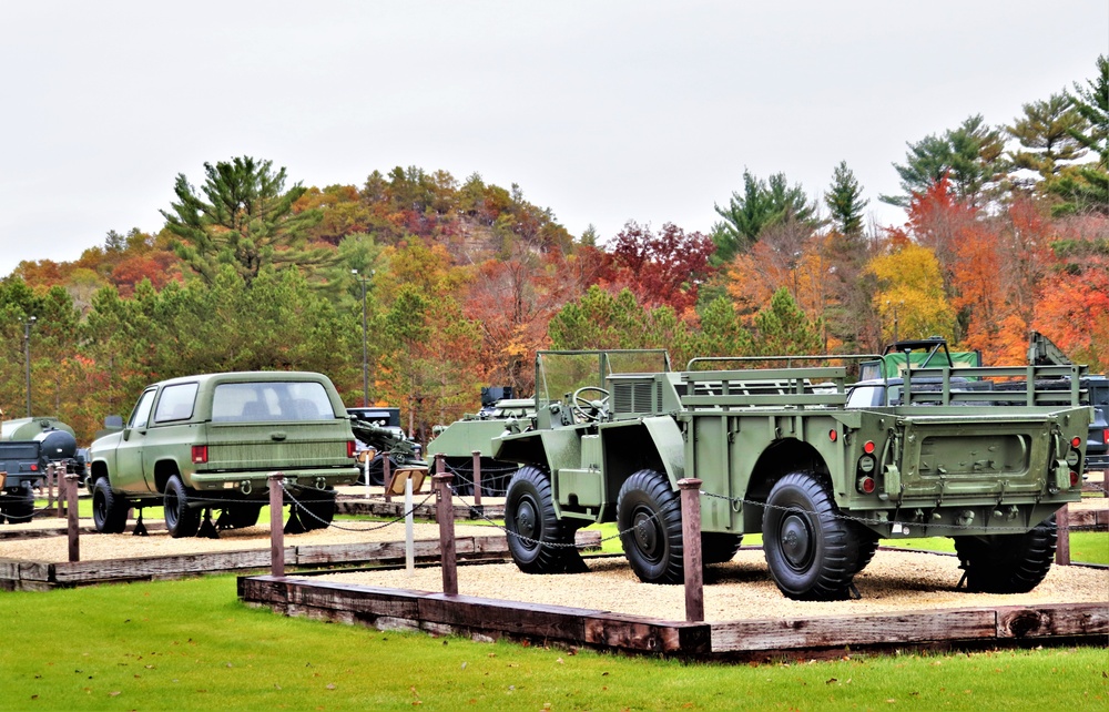 2022 Fall Colors at Fort McCoy's Equipment Park