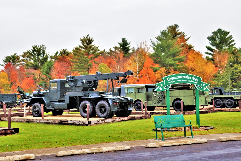 2022 Fall Colors at Fort McCoy's Equipment Park