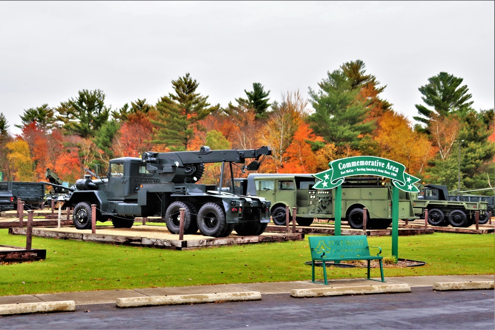 2022 Fall Colors at Fort McCoy's Equipment Park