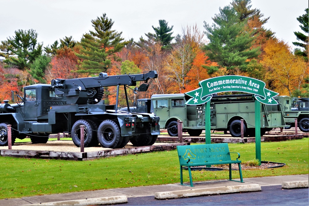 2022 Fall Colors at Fort McCoy's Equipment Park