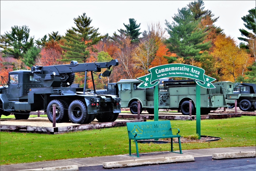 2022 Fall Colors at Fort McCoy's Equipment Park