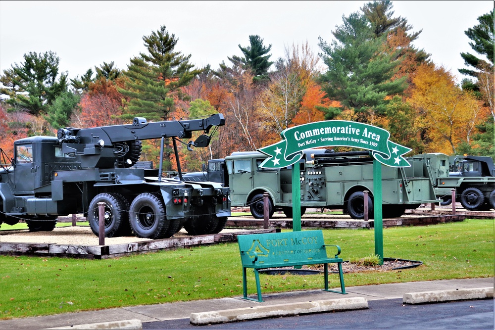 2022 Fall Colors at Fort McCoy's Equipment Park