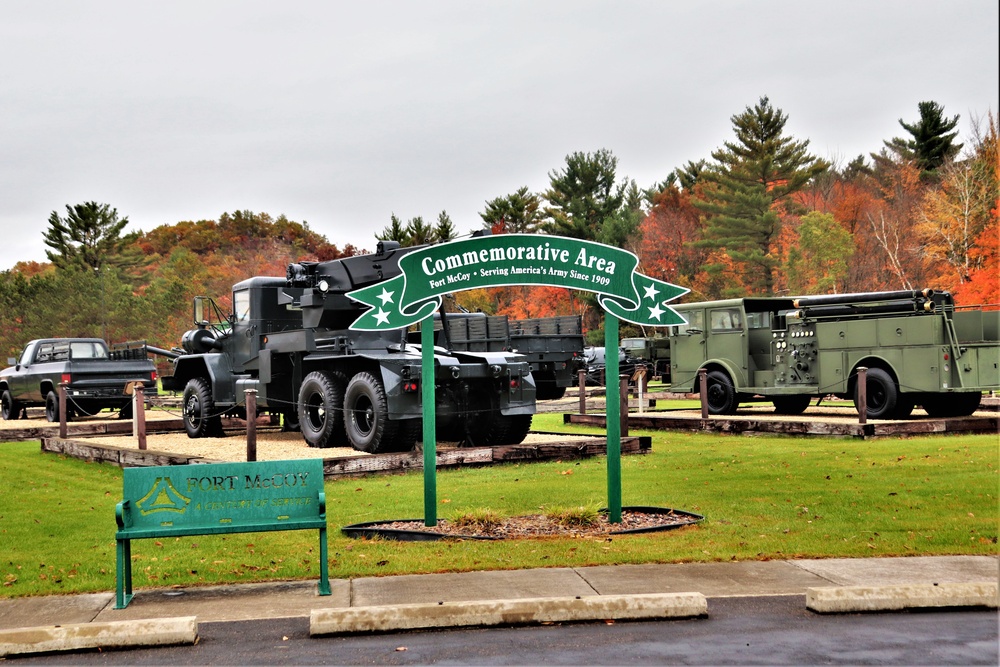 2022 Fall Colors at Fort McCoy's Equipment Park