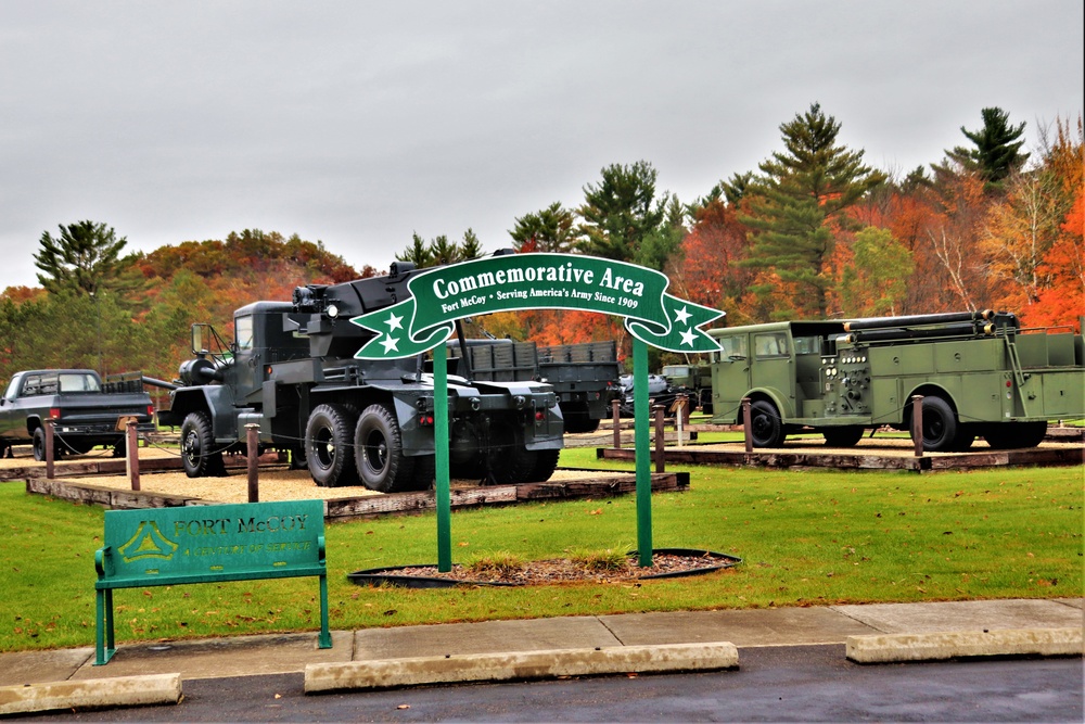 2022 Fall Colors at Fort McCoy's Equipment Park