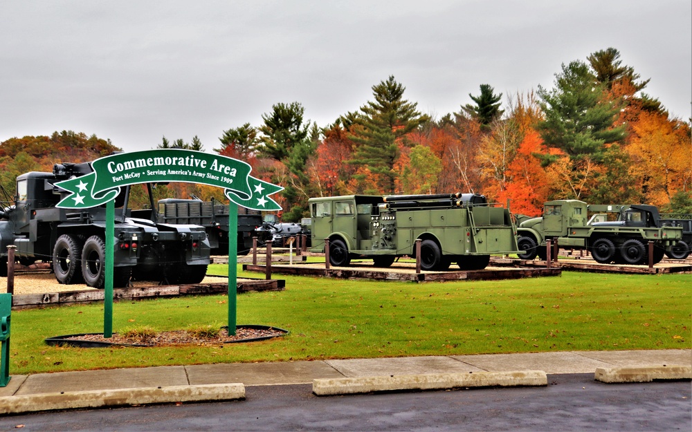 2022 Fall Colors at Fort McCoy's Equipment Park