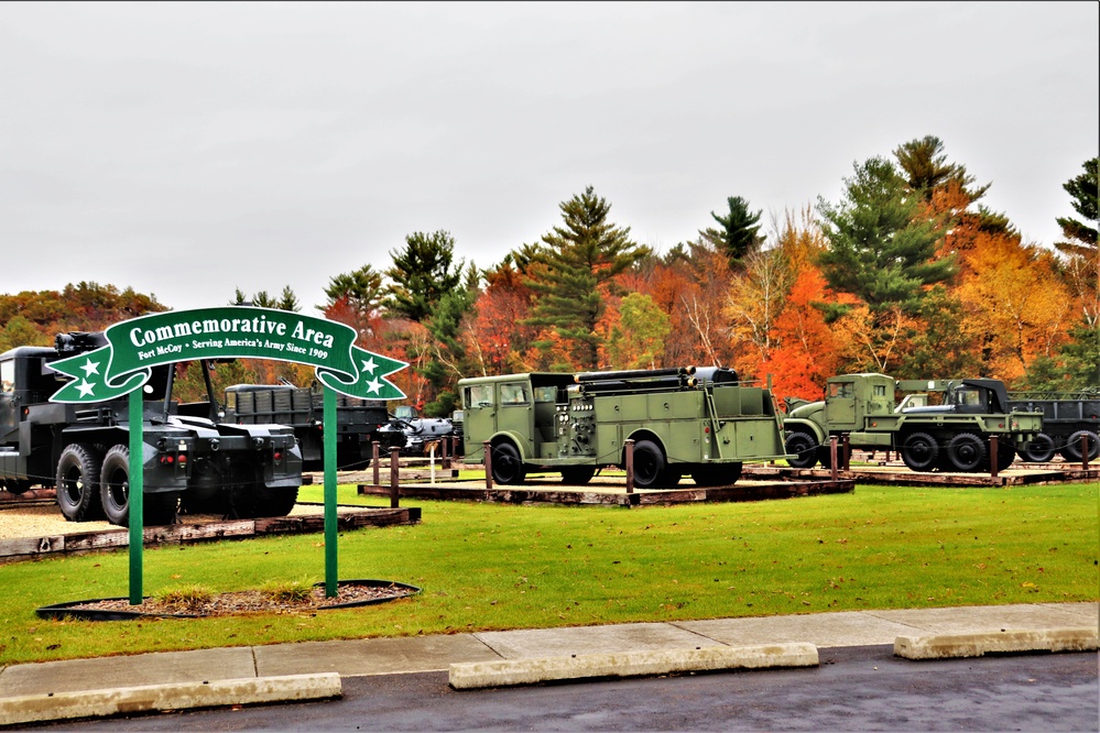 2022 Fall Colors at Fort McCoy's Equipment Park