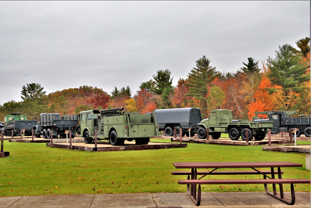 2022 Fall Colors at Fort McCoy's Equipment Park