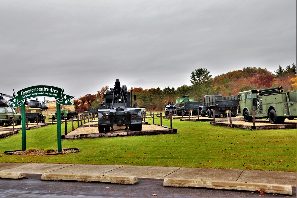 2022 Fall Colors at Fort McCoy's Equipment Park