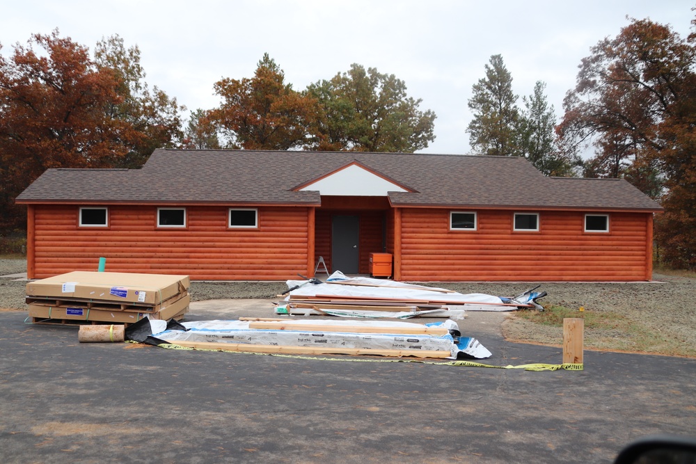 Construction continues for new comfort station at Fort McCoy’s Pine View Campground