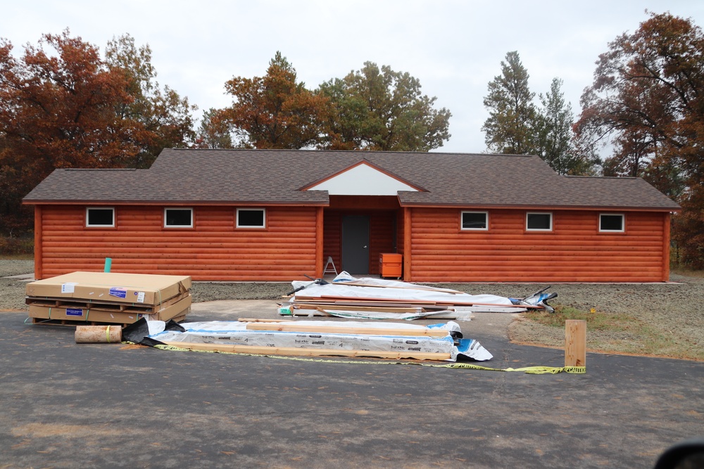 Construction continues for new comfort station at Fort McCoy’s Pine View Campground