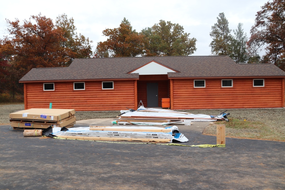 Construction continues for new comfort station at Fort McCoy’s Pine View Campground