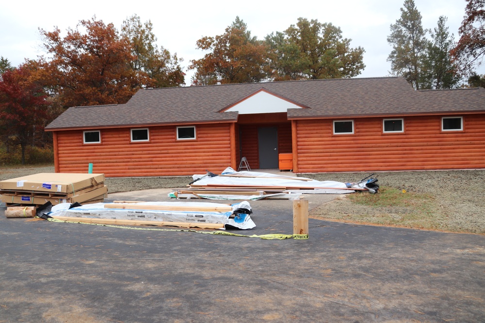 Construction continues for new comfort station at Fort McCoy’s Pine View Campground