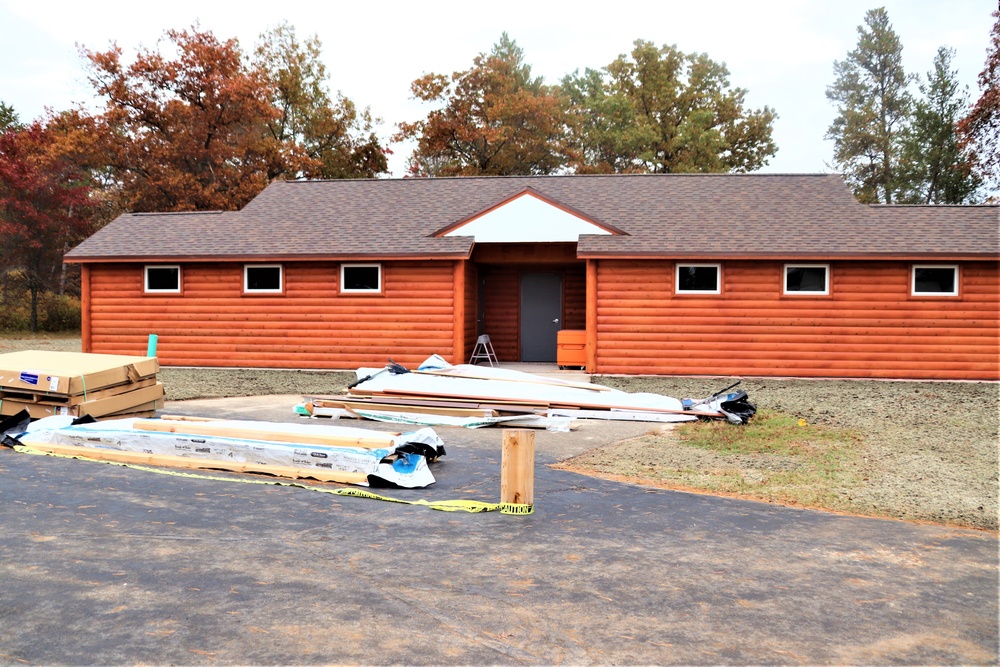 Construction continues for new comfort station at Fort McCoy’s Pine View Campground