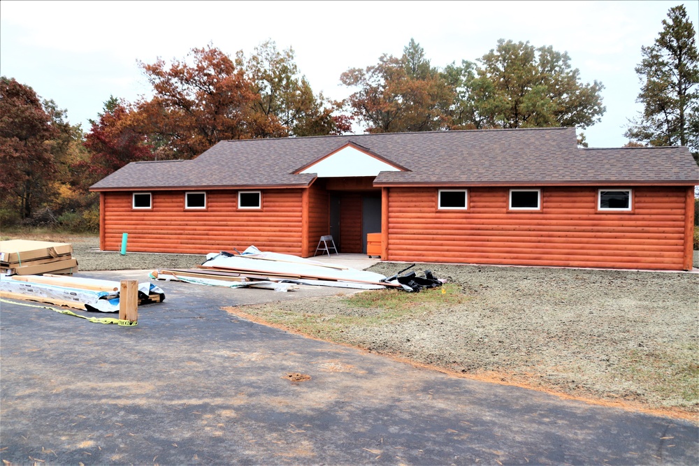 Construction continues for new comfort station at Fort McCoy’s Pine View Campground