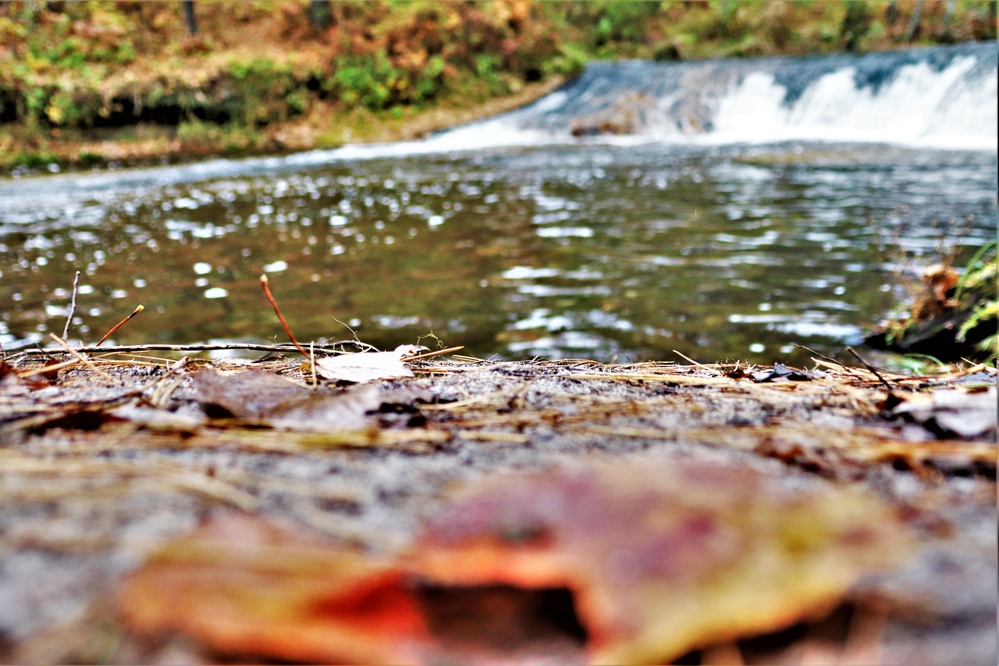 2022 Fall Colors at Trout Falls at Fort McCoy's Pine View Recreation Area