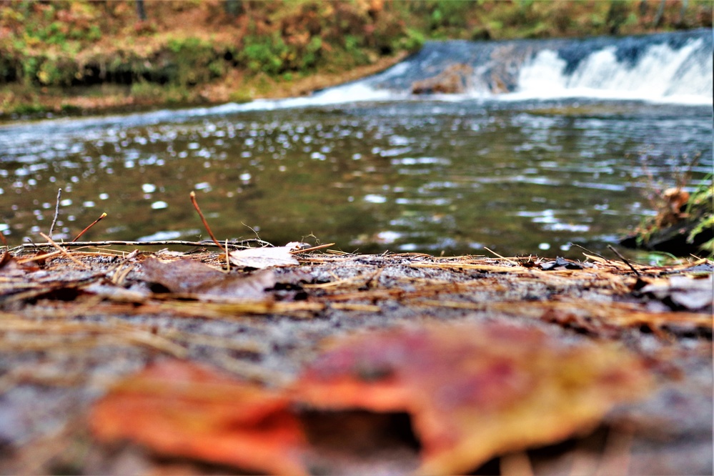 2022 Fall Colors at Trout Falls at Fort McCoy's Pine View Recreation Area