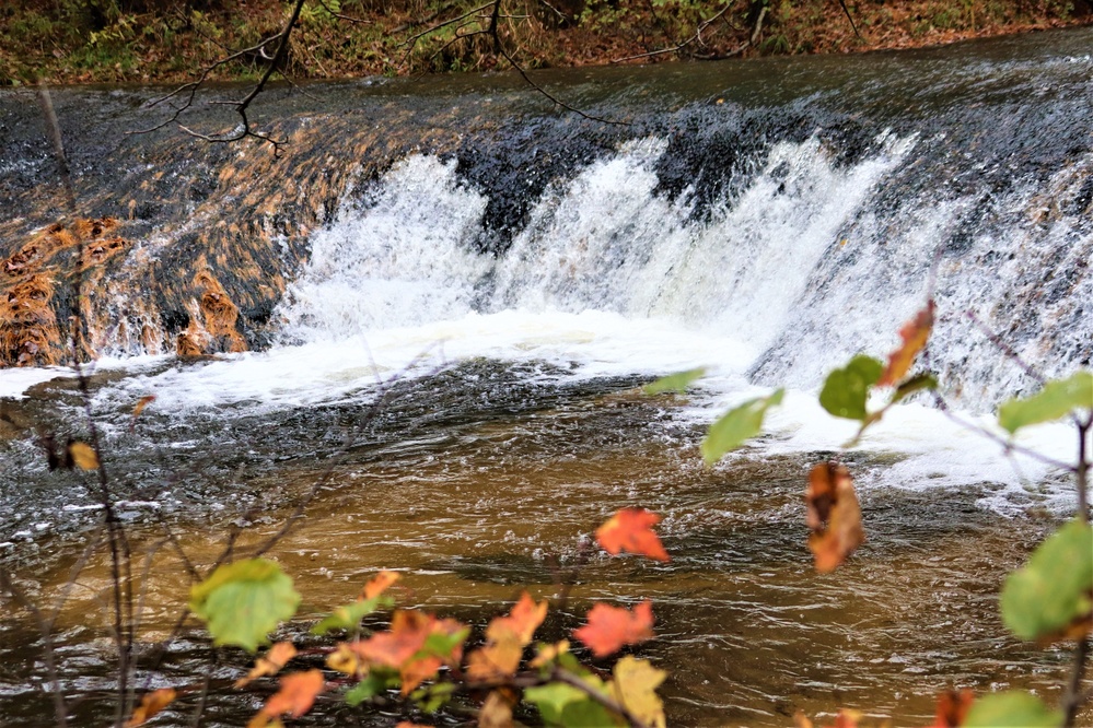 2022 Fall Colors at Trout Falls at Fort McCoy's Pine View Recreation Area