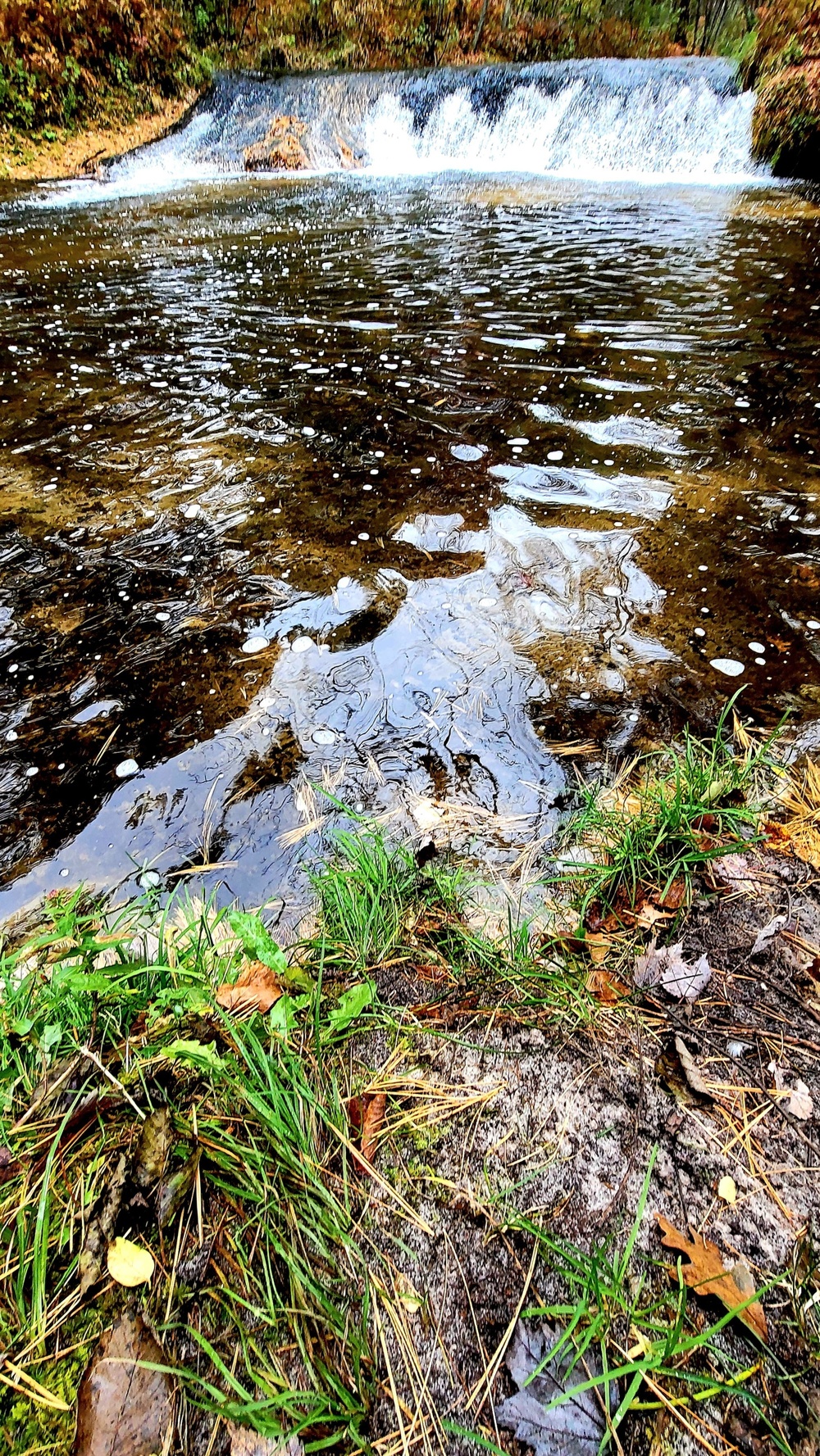 2022 Fall Colors at Trout Falls at Fort McCoy's Pine View Recreation Area